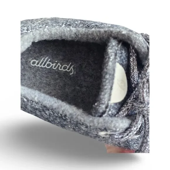 Allbirds Wool Runners Women’s Size 8 Gray Merino Wool Lace Up Comfort Sneakers - Picture 5 of 16